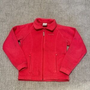 Girls Columbia Bold Pink Fleece Jacket